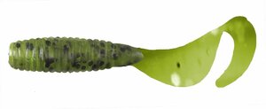 Твистеры съедобные искусственные LJ Pro Series MICRO GRUB 1,0in (02,50)/PA01 15шт., фото 3