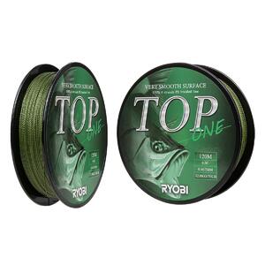 Шнур TOP PE4X-120M 8,0/d-0.467mm Dark green Ryobi, фото 7
