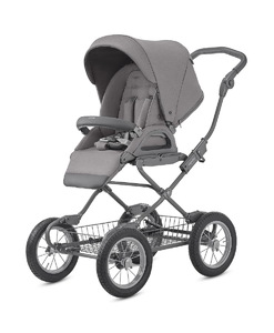 Коляска Inglesina Sofia System Duo 2 в 1 на шасси Ergo Bike, Stone Grey, фото 3