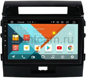 Штатная магнитола Toyota LC 200 2007-2015 для авто без усилителя Wide Media KS1004QR-3/32 DSP CarPlay 4G-SIM Android 10 (API 29), фото 1