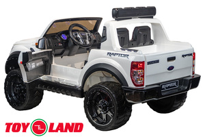 Детский автомобиль Toyland Ford Raptor белый, фото 7