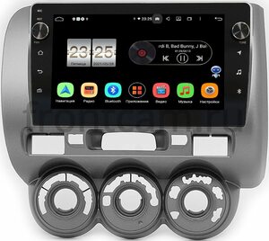 Штатная магнитола LeTrun BPX609-464 для Honda Jazz I 2001-2008 (левый руль) на Android 10 (4/64, DSP, IPS, с голосовым ассистентом, с крутилками), фото 1