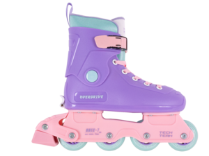 Роликовые коньки TechTeam Overdrive pink/purple S(31-34), фото 1