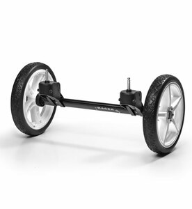 Комплект больших передних колес Hartan Quad system для коляски Racer GT, белый, фото 1