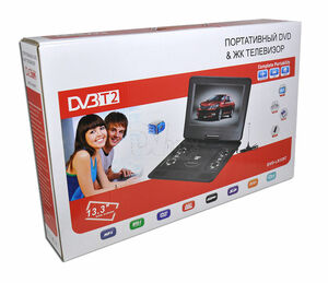 Телевизор с DVD-плеером Eplutus DVD-LS129T 13.3" DVB T2, фото 2