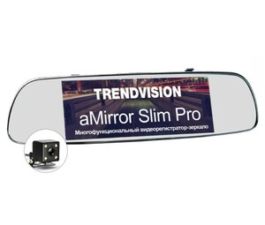 Зеркало с регистратором и GPS навигатором TrendVision aMirror Slim Pro, фото 5