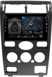 Штатная магнитола LeTrun 7803-9-FR132N для Ford Mondeo III 2000-2003 (седан) на Android 10 (4G-SIM, 4/64, DSP, IPS) c крутилками c оптическим выходом, фото 1