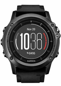 Garmin Fenix 3 Sapphire HR с черным ремешком и встроенным пульсометром, фото 1