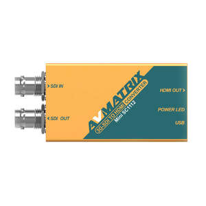 Конвертер AVMATRIX Mini SC1112 преобразования 3G-SDI в HDMI, фото 3