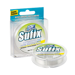 Леска зимняя SUFIX Invisiline Ice Fluorocarbon прозрачная 50м 0.16мм 2кг, фото 1