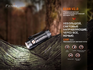 Фонарь Fenix E18R V2.0, фото 20