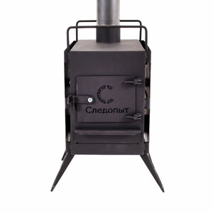 Печь дровяная Следопыт Heavy средняя (с экранами, угловыми трубами и грибком), фото 4