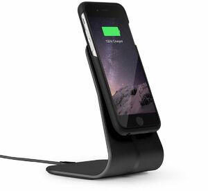 Комплект чехла и настольного зарядного устройства XVIDA iPhone 7 PLUS Charging Office Kit, черная подставка, фото 1