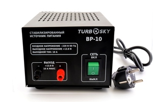 Блок питания Turbosky BP-10 стабилизированный, фото 1