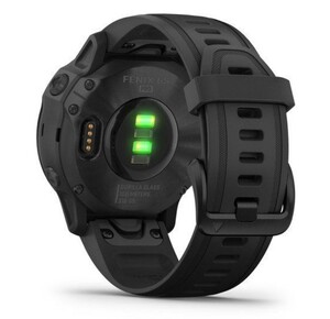 Черные часы Garmin Fenix 6S Sapphire серый DLC с черным ремешком, фото 9