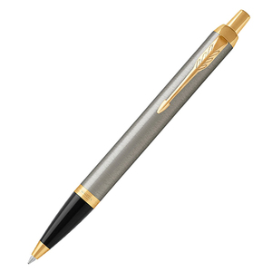 Parker IM Core - Brushed Metal GT, шариковая ручка, M, фото 1