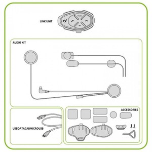 Мото - bluetooth гарнитура - Interphone LINK       -  (комплект из 1 шт.), фото 2