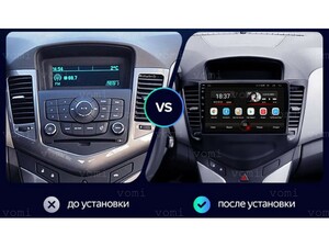 Головное устройство vomi AK492R9-MTK-LTE-4-64 для Chevrolet Cruze J300 10.2008- 12.2012, фото 4