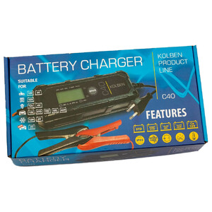 Зарядное устройство Battery Service Kolben 6/12В, 1А/4А KB-C40, фото 3