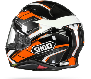 Мотошлем NXR 2 PROLOGUE SHOEI (оранжево-черно-белый глянцевый, TC-8, XS), фото 4