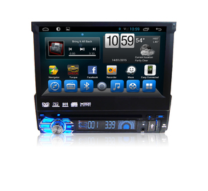 Штатная магнитола CARMEDIA QR-7123-T8 универсальная I din Android 7.1.2, фото 1