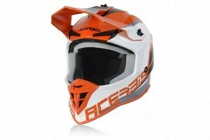 Шлем Acerbis LINEAR Orange/White S, фото 1