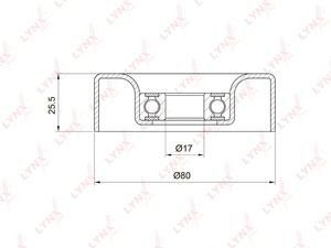 Ролик натяжной / приводной LYNXauto PB-5002. Для: HONDA Хонда Civic(Цивик)(FK) 1.4 06> / Insight 1.0h 00-06 / Jazz(Джаз)(GD) 1.2-1.4 02-08, фото 1