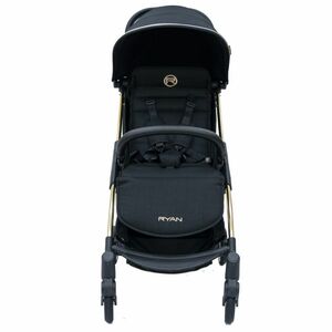 Коляска прогулочная RYAN PRIME Light Auto Royal Black GOLD Special Edition, фото 4
