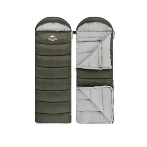 Спальный мешок Naturehike U250 U Series Twine Cotton синий, молния слева, фото 4