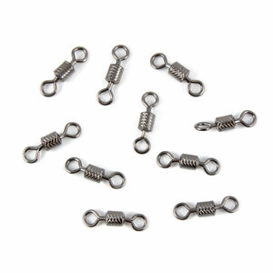 Вертлюг Namazu ROLLING RIBBED SWIVEL, латунь, цв. BN, р. 4, test-29 кг (уп.10 шт), фото 3