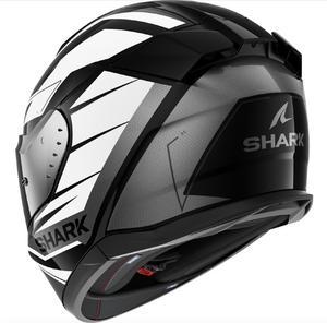 Шлем Shark D-SKWAL 3 SIZLER Black/White/Anthracite S (глянцевый), фото 2