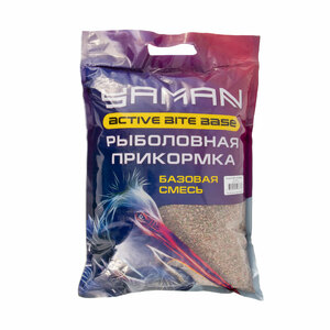 Прикормка Yaman Active Bite База, цв. микс, 2500 г, фото 2
