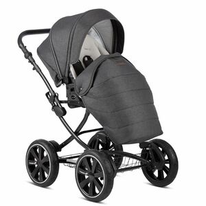 Коляска 2 в 1 Noordi Fjordi Classic Black NEW с термолюлькой, фото 3