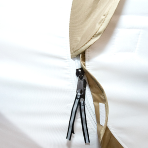 Палатка зимняя куб СЛЕДОПЫТ Premium Long 2,35х2,0 м, S по полу 4,7 кв.м, 3 слоя, цвет оливковый/белый, фото 5