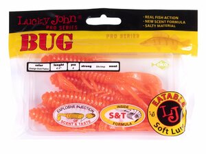 Твистеры съедоб. искусст. LJ Pro Series BUG 4.5in (11.43)/S68 4шт., фото 4
