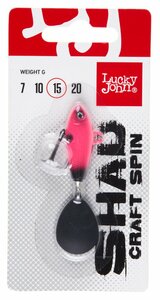 Тейл-спиннер Lucky John SHAD CRAFT SPIN 15.0г  021 в блистере, фото 3
