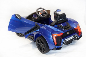 Детский автомобиль Toyland Lykan Hypersport 4х4 QLS 5188 Синий, фото 5