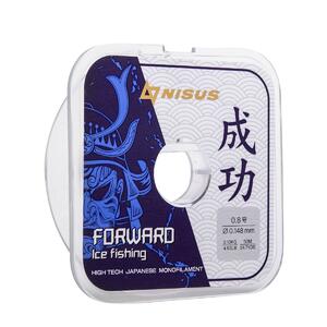 Леска FORWARD ICE FISHING 0,148mm/50m Nylon Transparent (N-FIF-0.148-50) Nisus, фото 5