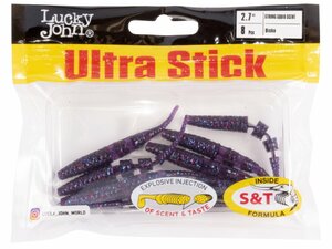 Слаги съедобные искусственные LJ Pro Series ULTRA STICK 2,7in (06.80)/S63 8шт., фото 4