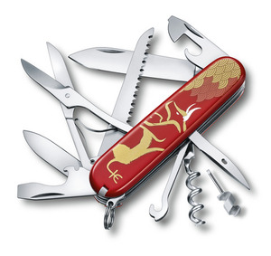 Нож Victorinox Huntsman LE 2021, 91 мм, 16 функций,  "Year of the Ox" (подар. упаковка), фото 1