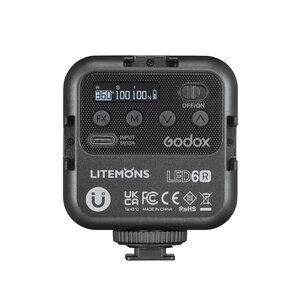 Осветитель светодиодный Godox LITEMONS LED6R RGB накамерный, фото 3