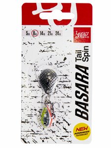 Тейл-спиннер Lucky John BASARA TAIL SPIN 08.0г 015 в блистере, фото 4