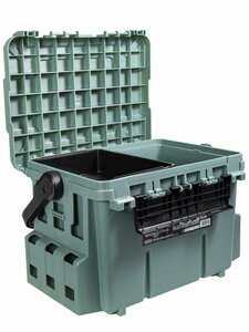Ящик рыболовный Meiho BUCKET MOUTH BM-7000 Green 475x335x320, фото 4