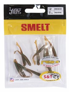 Слаги съедобные искусственные LJ Pro Series SMELT 1,5in (03.80)/085 12шт., фото 4