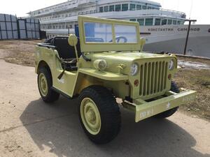 Детский автомобиль Toyland Jeep Willys YKE 4137 Matcha, фото 13