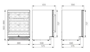 Винный шкаф Dometic D46B Design, фото 6