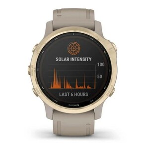 Garmin Fenix 6s Pro Solar золотистый с песочным ремешком, фото 8