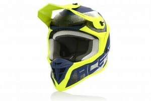 Шлем Acerbis LINEAR Yellow/Blue S, фото 1