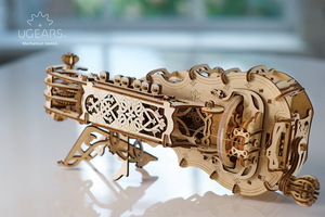 Механический деревянный конструктор Ugears Харди-Гарди, фото 8