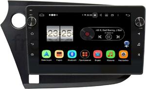 Штатная магнитола LeTrun BPX609-303 для Honda Insight II (2009-2014) (левый руль) на Android 10 (4/64, DSP, IPS, с голосовым ассистентом, с крутилками), фото 1